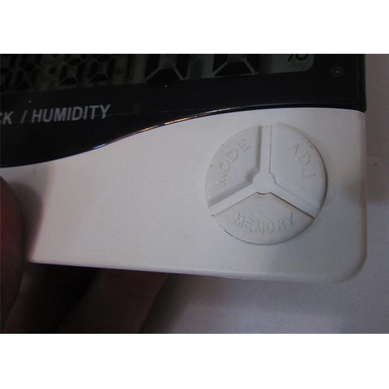 کلید های دماسنج رطوبت سنج دیجیتالی سنسور دار سه خانه مدل HTC-2
