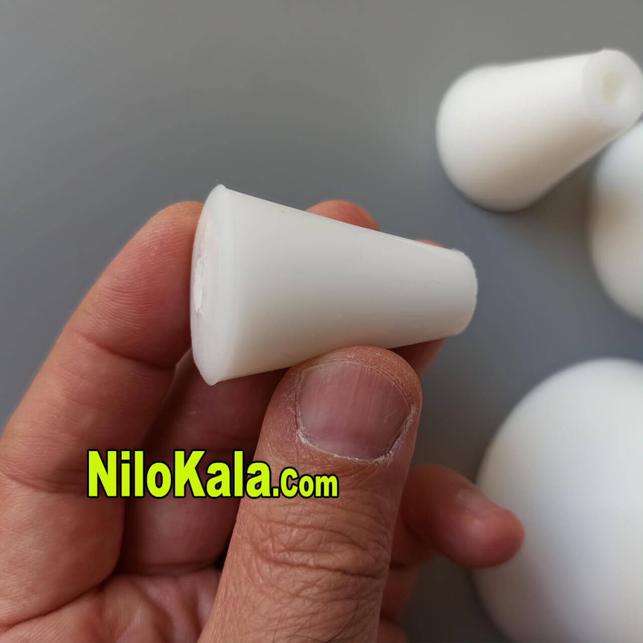 چوب پنبه سیلیکونی سوراخ دار